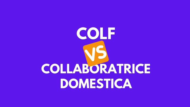 differenza colf collaboratrice domestica