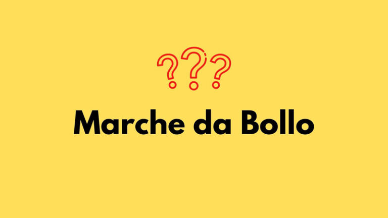 guida alle marche da bollo