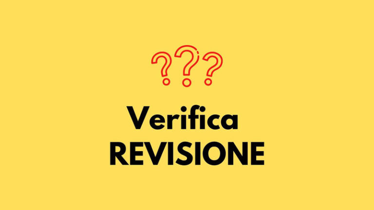 verifica revisione