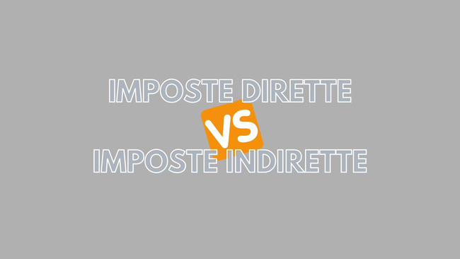 imposte dirette e indirette